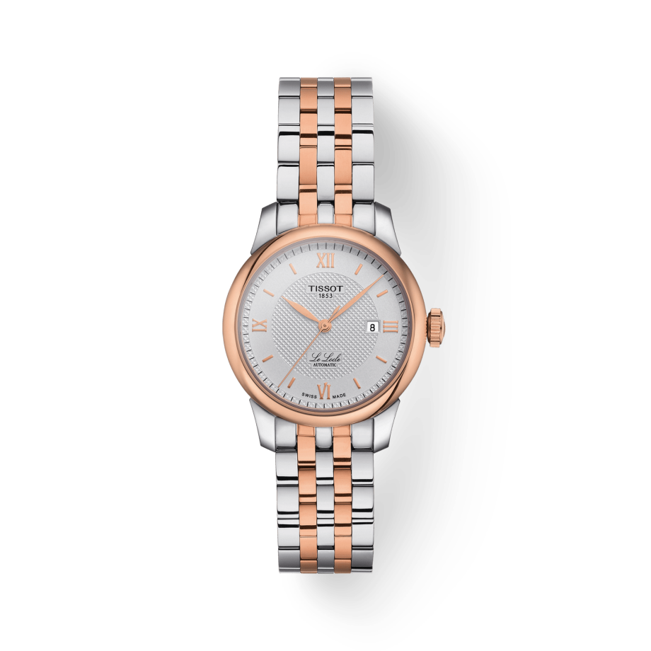 Tissot  T0062072203800  Le Locle Automatic Lady Two Tone Rose-Gold Women’s Watch - mzwatcheslk srilanka