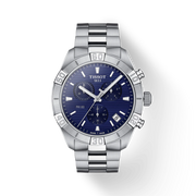 Tissot T1016171104100 PR100 Sport Chronograph Blue Dial Stainless Steel Bracelet Men's Watch - mzwatcheslk srilanka