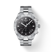 Tissot T1016171105100 PR100 Sport Chronograph Black Dial Stainless Steel Bracelet Men's Watch - mzwatcheslk srilanka