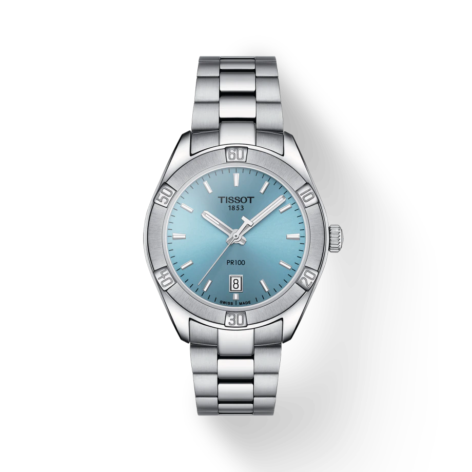 Tissot T1019101135100PR100 Sport Chic Blue Stainless Steel Bracelet Women’s Watch - mzwatcheslk srilanka