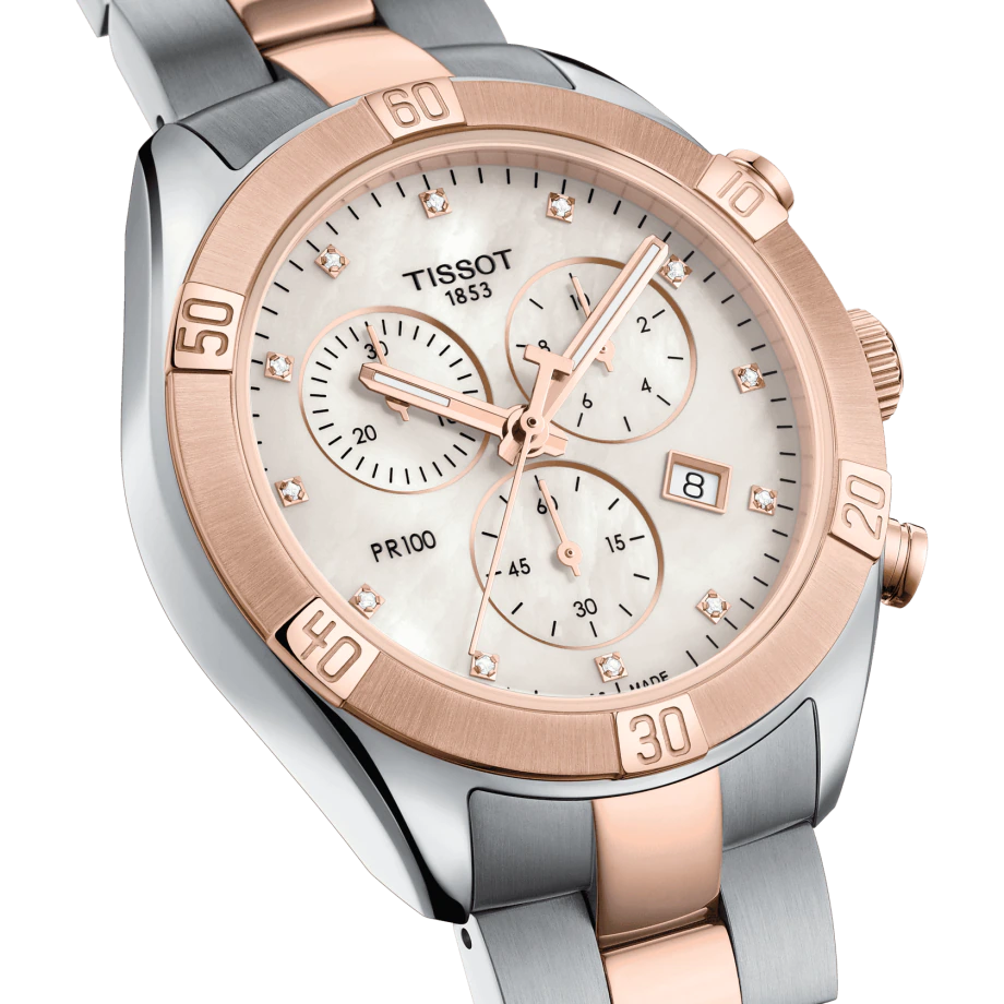 Tissot T1019172211600 PR100 Sport Chic Chronograph Women’s Watch - mzwatcheslk srilanka