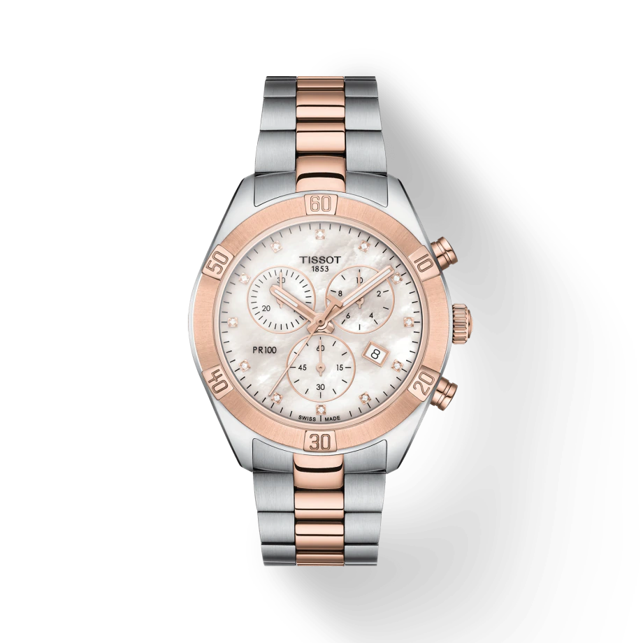 Tissot T1019172211600 PR100 Sport Chic Chronograph Women’s Watch - mzwatcheslk srilanka