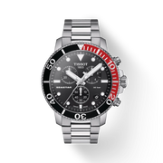 Tissot T1204171105101 Seastar 1000 Chronograph  Black Dial  Stainless Steel  Men's Watch - mzwatcheslk srilanka