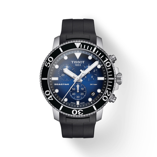 Tissot T1204171704100 Seastar 1000 Quartz Chronograph Stainless Steel  Men's Watch - mzwatcheslk srilanka