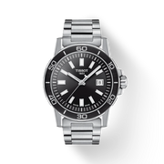 Tissot  T1256101105100 Supersport  Black Dial Stainless Steel Bracelet Men's Watch - mzwatcheslk srilanka