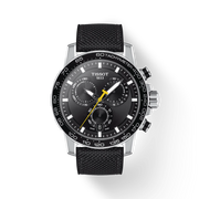 Tissot T1256171705102 Supersports Chrono Black Dial Black Leather Strap Men's Watch - mzwatcheslk srilanka