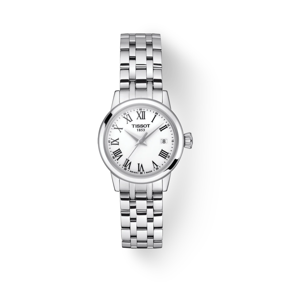 Tissot T1292101101300 Women's Classic Dream White Dial Stainless Steel  Women’s Watch - mzwatcheslk srilanka