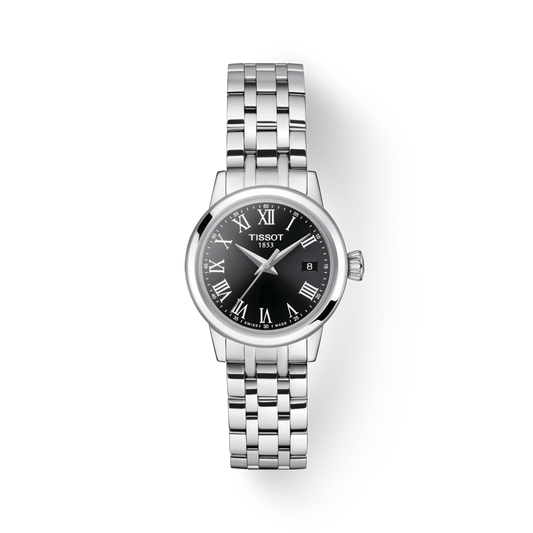 Tissot T1292101105300 Women's Classic Dream Black Dial Stainless Steel Women’s Watch - mzwatcheslk srilanka