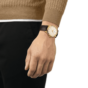 Tissot T1294103626100 Classic Dream Ivory Dial Brown Leather Strap Men's Watch - mzwatcheslk srilanka