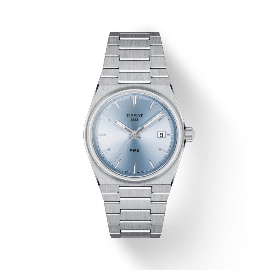 Tissot T1372101135100 PRX 40 205 35mm Ice Blue Unisex Watch - mzwatcheslk srilanka