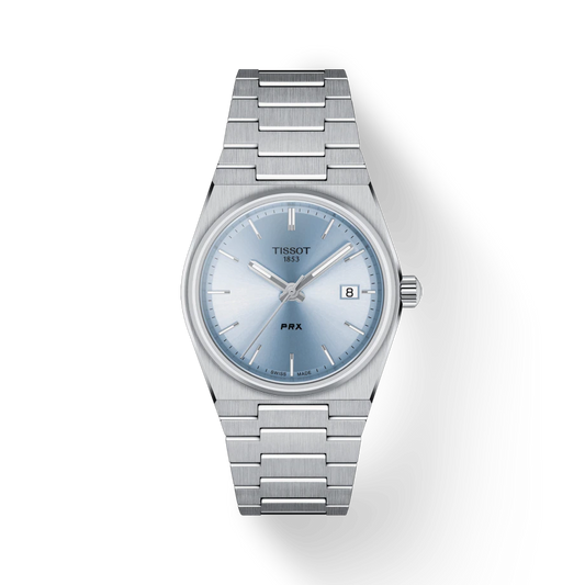 Tissot T1372101135100 PRX 40 205 35mm Ice Blue Unisex Watch - mzwatcheslk srilanka