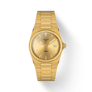 Tissot T1372103302100 PRX 40 205 35mm Gold PVD Plated Stainless Steel Unisex Watch - mzwatcheslk srilanka