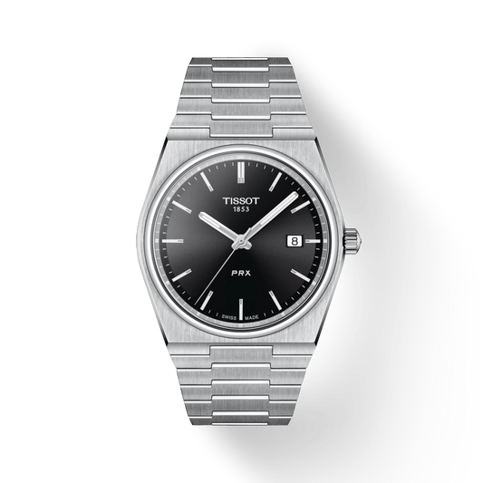 Tissot T1374101105100  PRX 40mm Quartz Black Dial  Men's Watch - mzwatcheslk srilanka