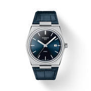 Tissot T1374101604100 PRX 40 205 Blue Dial Blue Leather Strap  Men's Watch - mzwatcheslk srilanka