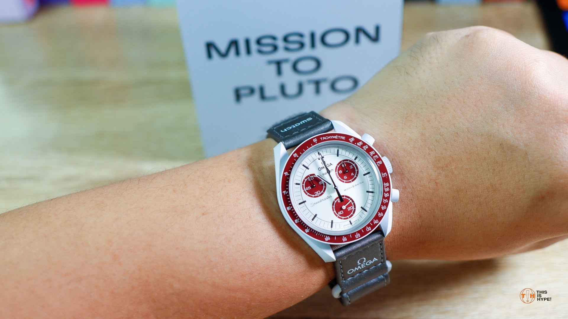 訳あり  OMEGA×swatch MISSION TO THE PLUTOロンジン