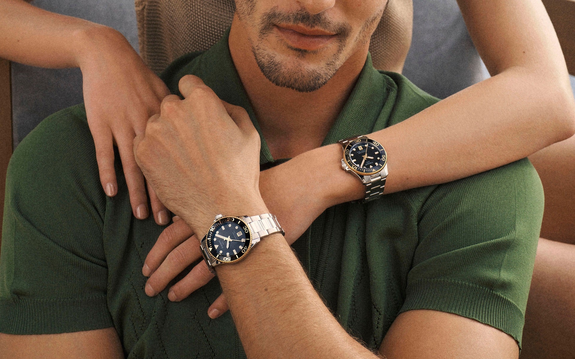 Tissot  T1202102105100 Seastar 1000 36mm Black Dial Stainless Steel Bracelet Men's Watch - mzwatcheslk srilanka