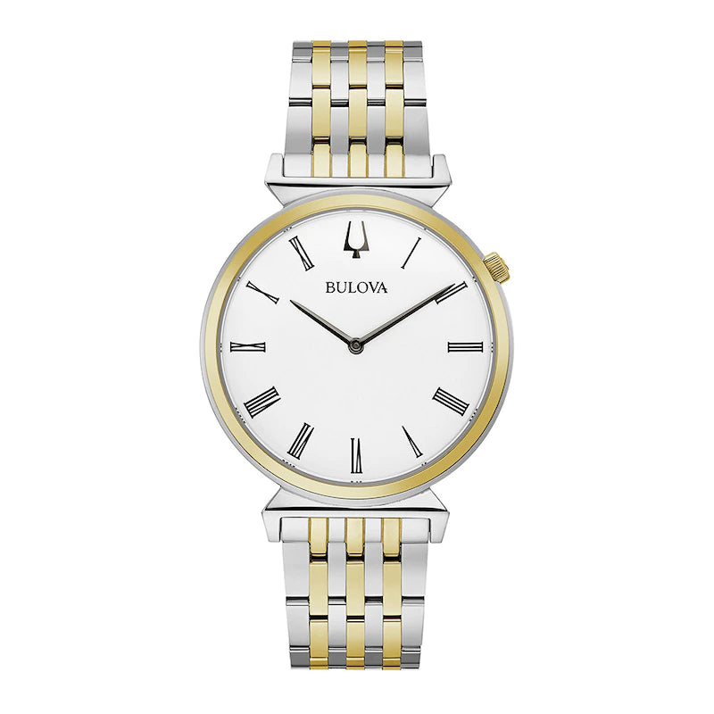 Bulova 98A233 Regatta Two Tone Stainless Steel Bracelet Men's Watch - mzwatcheslk srilanka