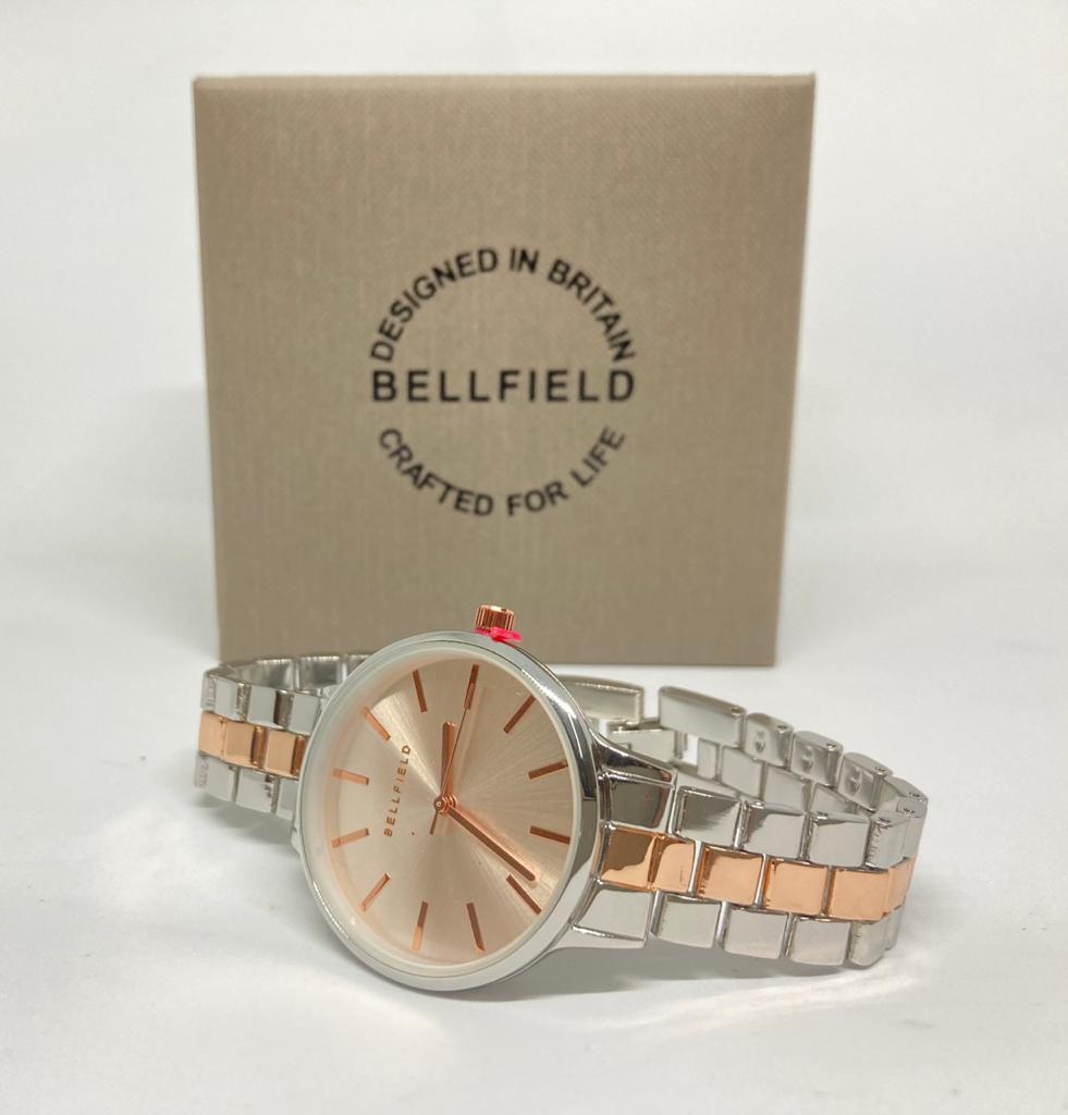 Bellfield BFL22/C Two Tone Bracelet Womens Watch - mzwatcheslk srilanka