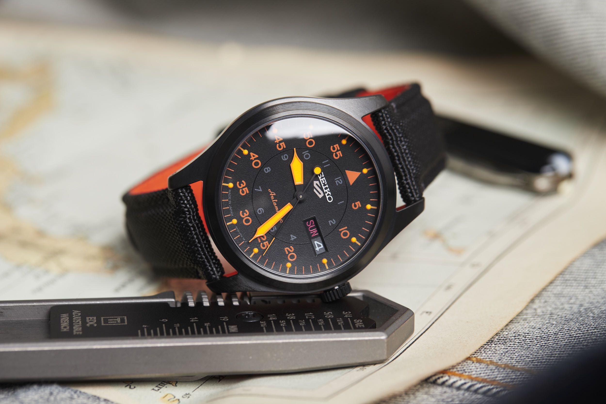 Seiko automatic black store