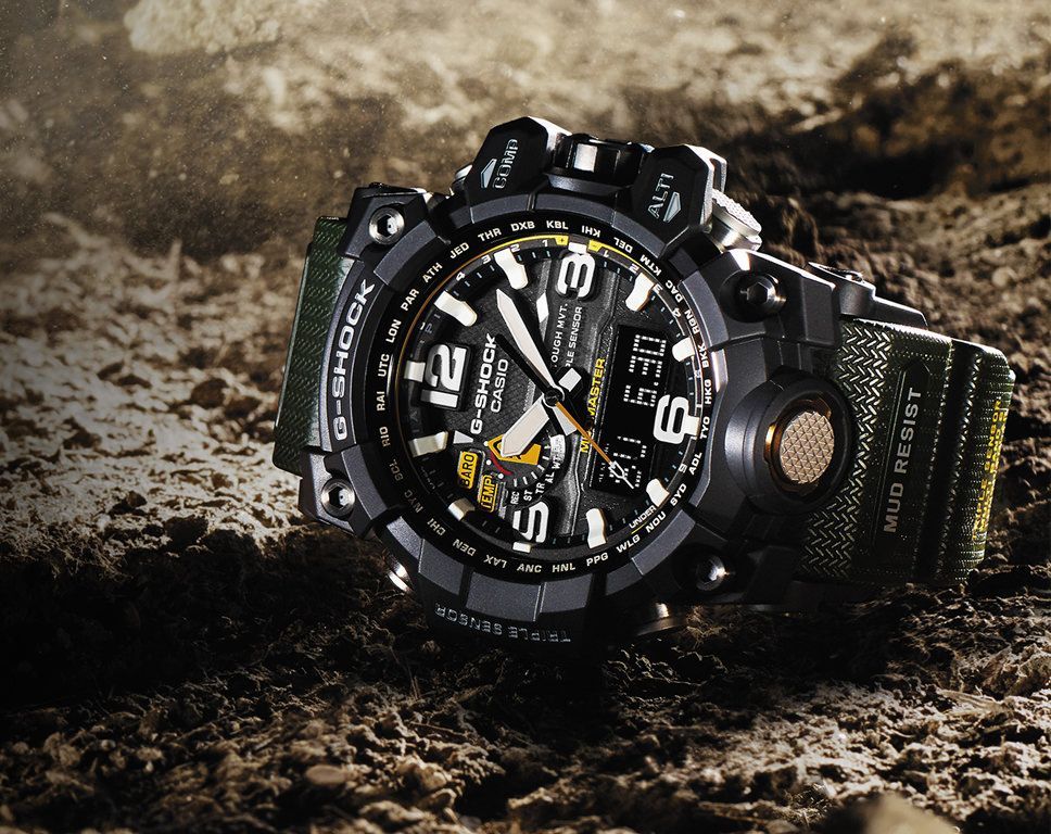 Casio GWG-1000-1A3ER Premium Mudmaster G-Shock Tough Solar RC  Men's Watch - mzwatcheslk srilanka