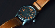 Citizen BM8475-26E Eco Drive Chandler Military Brown Leather Men's Watch - mzwatcheslk srilanka