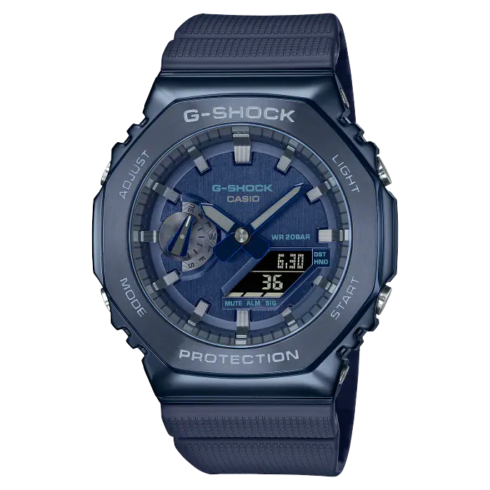 Casio G-Shock GM-2100N-2AER Blue Analogue Digital Men's Watch - mzwatcheslk srilanka