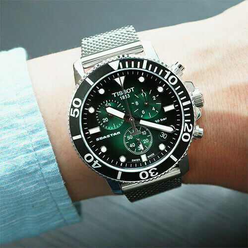 Tissot seastar best sale 1000 green