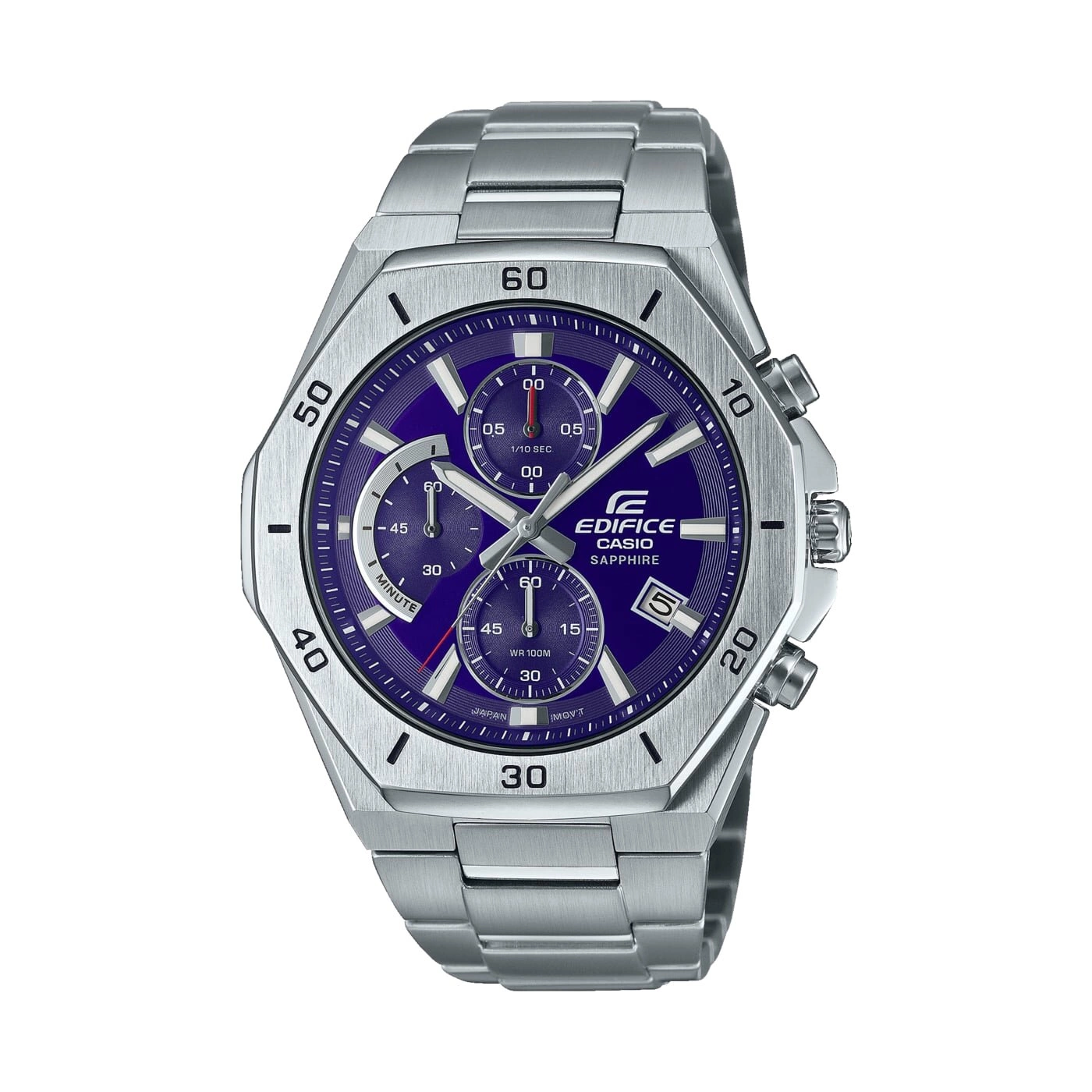 Casio Edifice Blue Dial Stainless Steel EFB-680D-2BVUEF Mens Watch - mzwatcheslk srilanka