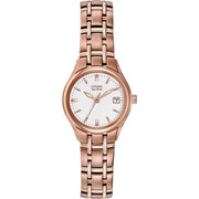 Citizen EW1263-52A Eco Drive Rose Gold Bracelet Women's Watch - mzwatcheslk srilanka