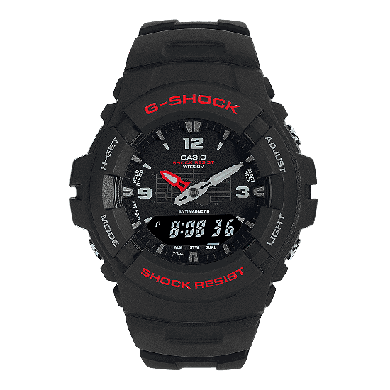 Casio G-Shock Chronograph G-100-1BVMUR Men's Watch - mzwatcheslk srilanka