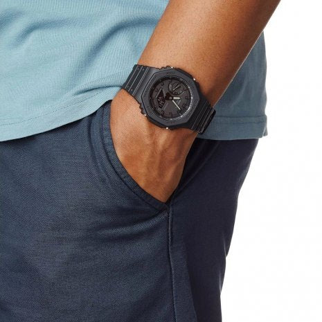 Casio Octagon Series G-Shock Carbon Core Black GA-2100-1A1ER  Men's Watch - mzwatcheslk srilanka