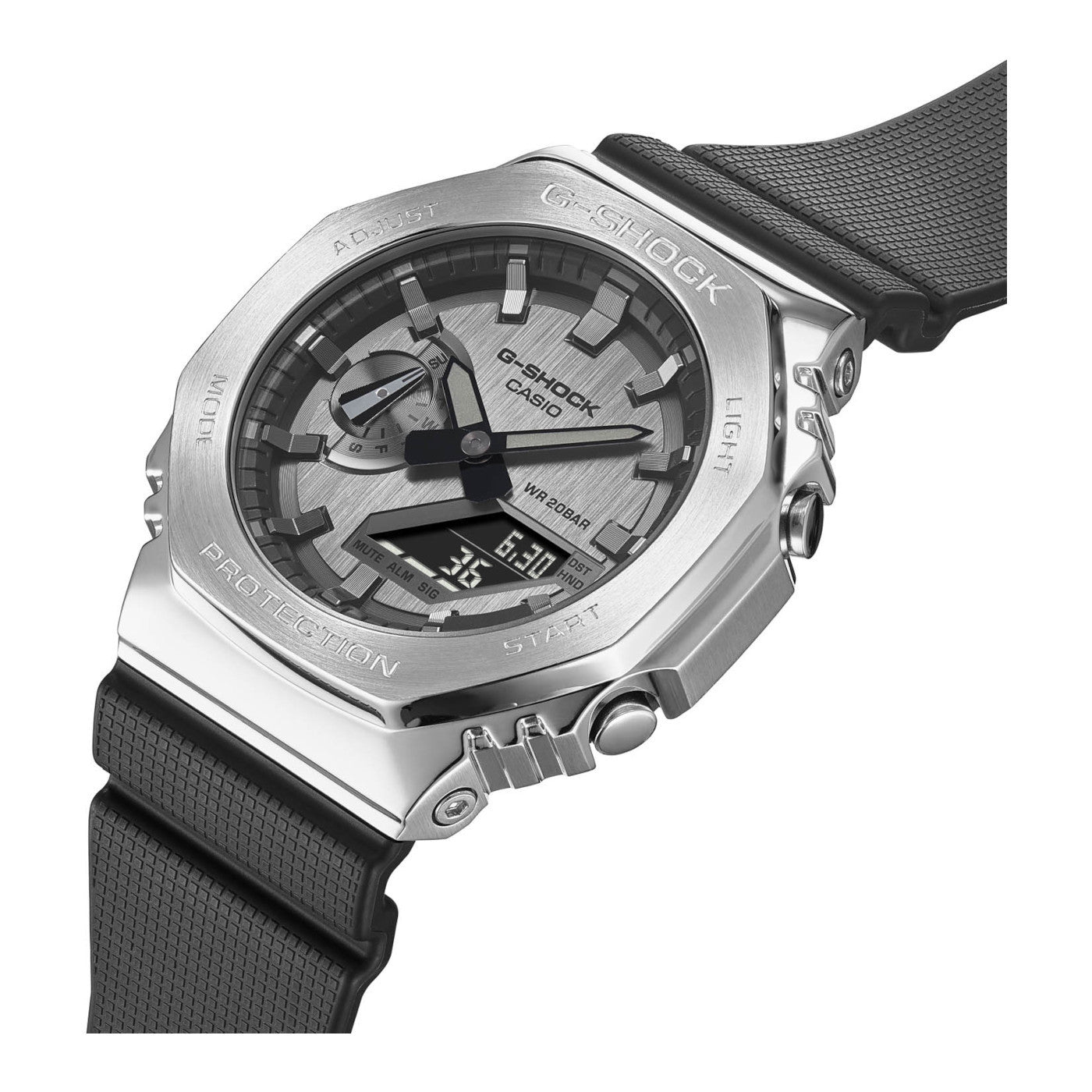 Casio G-Shock GM-2100-1AER  Stainless Steel Case Resin Strap Men's Watch - mzwatcheslk srilanka