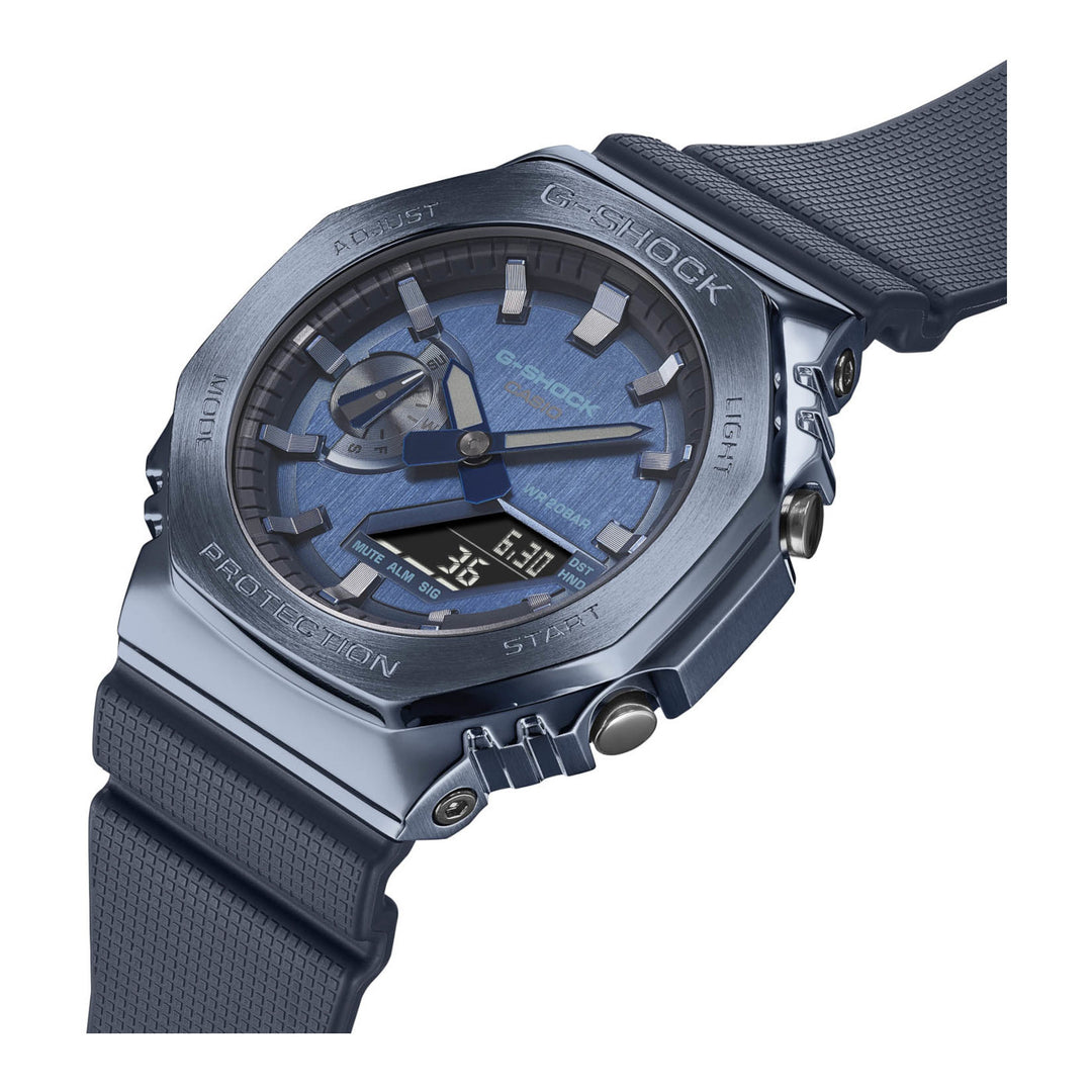 Casio G-Shock GM-2100N-2AER Blue Analogue Digital Men's Watch - mzwatcheslk srilanka