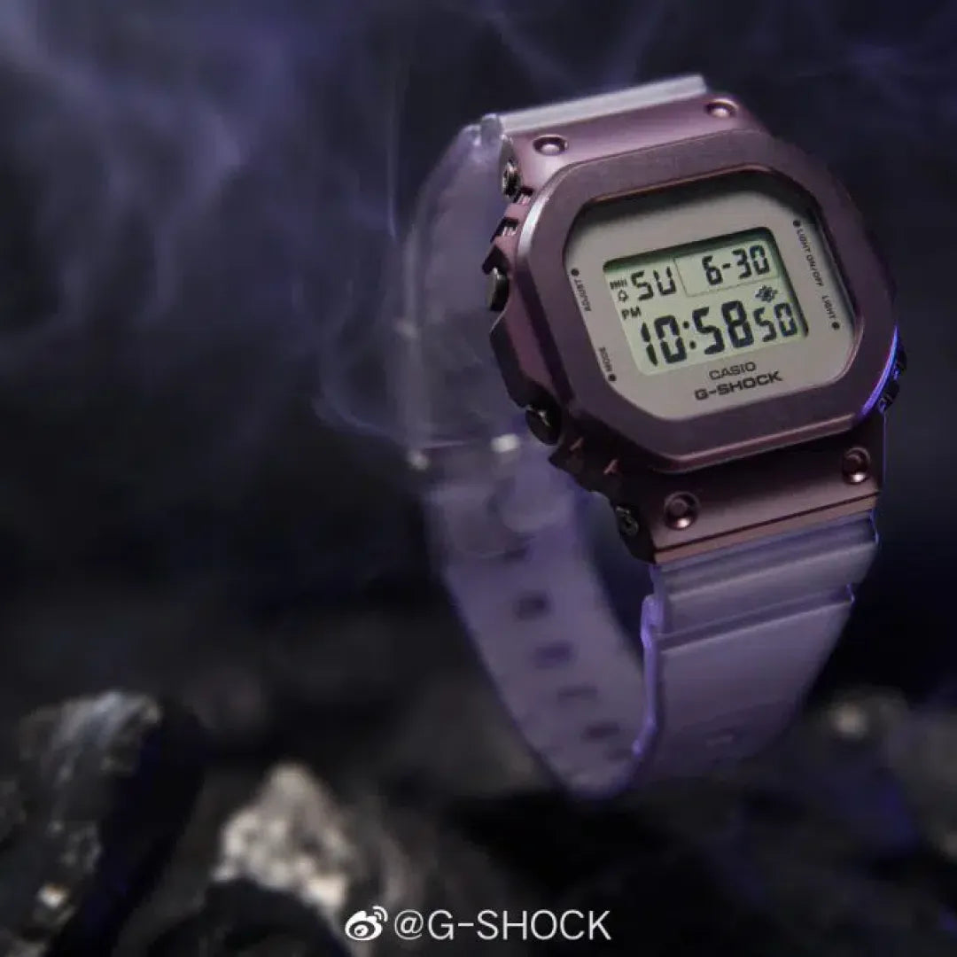 Casio G-Shock GM-S5600MF-6ER Midnight Fog Series Purple Ion Plated Men's/Women's Watch - mzwatcheslk srilanka