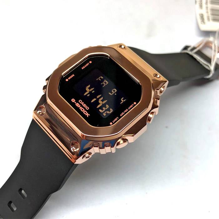 Casio G-Shock GM-S5600PG-1ER Compact Rose Gold  Women's Watch - mzwatcheslk srilanka