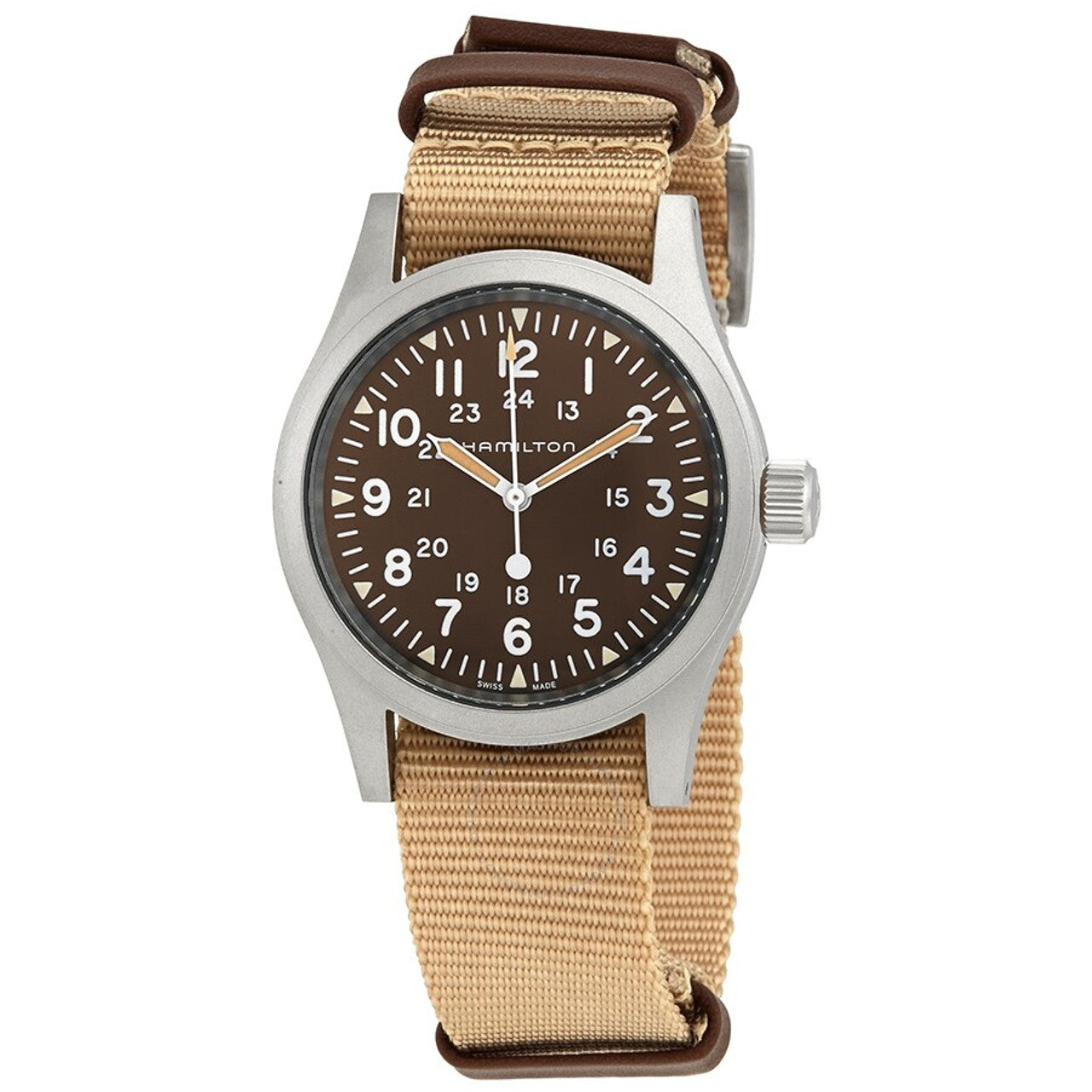 Hamilton H69439901 Khaki Field Mechanical NATO Strap Men's Watch - mzwatcheslk srilanka