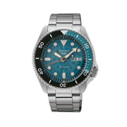 Seiko 5 Sports  SRPJ45K1 SKX ‘Skeleton Style’ Blue Dial Men's Watch - mzwatcheslk srilanka
