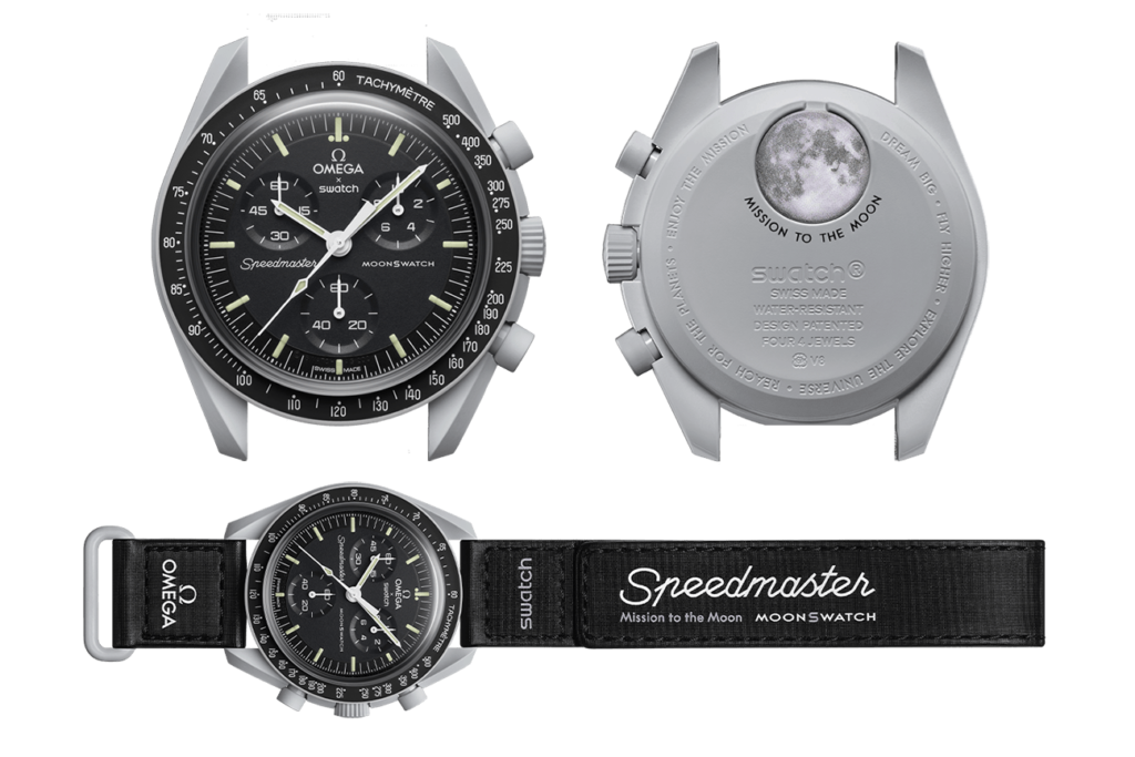 Omega x Swatch Speedmaster ‘Mission to the Moon’ Men’s Watch - mzwatcheslk srilanka