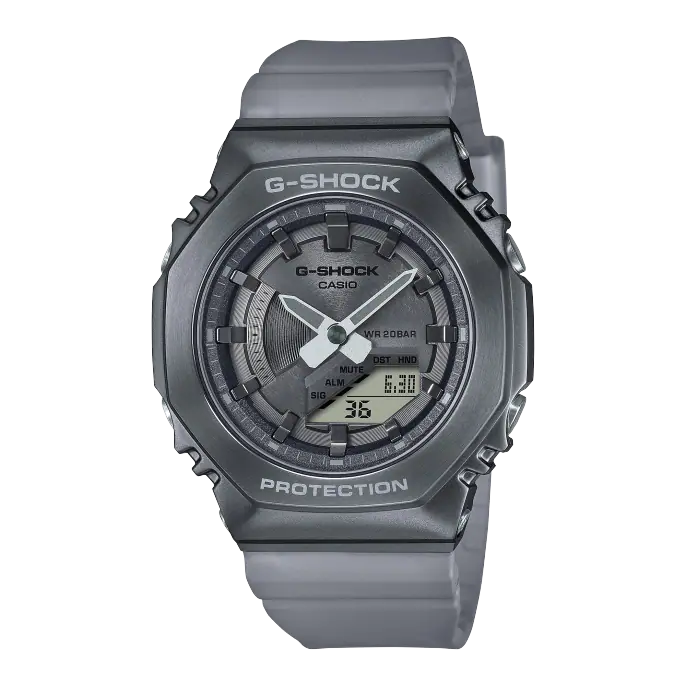 Casio  G-Shock  GM-S2100MF-1AER Midnight Fog Series  Grey Silicone Strap Men's/Women's Watch - mzwatcheslk srilanka