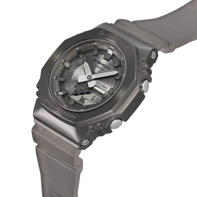 Casio  G-Shock  GM-S2100MF-1AER Midnight Fog Series  Grey Silicone Strap Men's/Women's Watch - mzwatcheslk srilanka