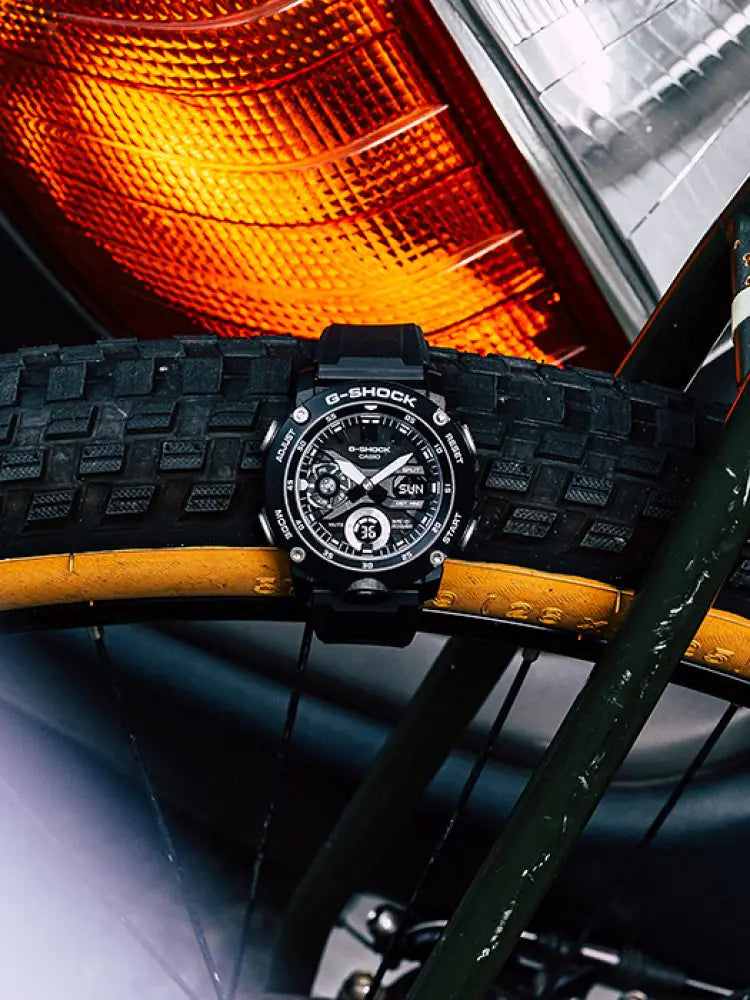 Casio G-Shock GA-2000S-1AER Carbon Core Guard Black Rubber Strap Men's Watch - mzwatcheslk srilanka