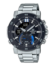 Casio Edifice  ECB-20DB-1AEF Stainless Steel Bracelet Black/Blue Dial Mens Watch - mzwatcheslk srilanka