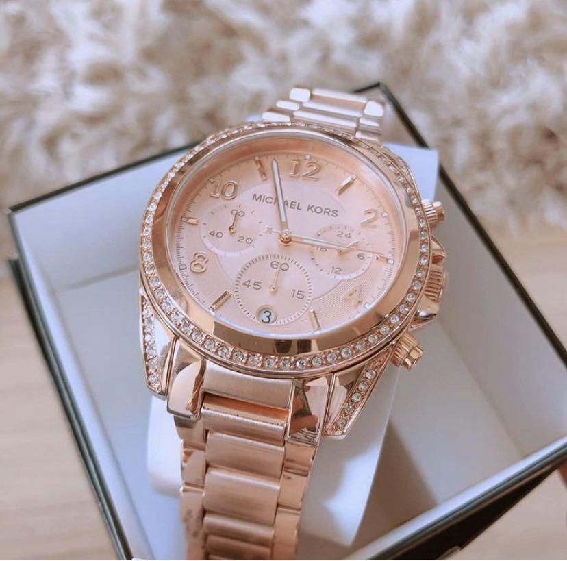 Michael Kors MK5263 Blair Rose Gold Stainless Steel Womens Watch(AVAILABLE ONLINE) - mzwatcheslk srilanka