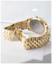Jacques Du Manoir JWL01102 Inspiration Glamour 34mm Gold Pave Dial Gold PVD Steel Women's Watch - mzwatcheslk srilanka