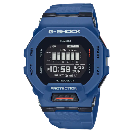 Casio G-Shock GBD-200-2ER G-Squad Digital Quartz Blue Men's Watch - mzwatcheslk srilanka