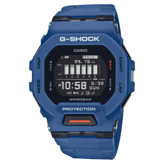 Casio G-Shock GBD-200-2ER G-Squad Digital Quartz Blue Men's Watch - mzwatcheslk srilanka