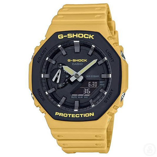 Casio  G-Shock  GA-2100-9AER Octagon Series Resin strap Men’s Watch - mzwatcheslk srilanka
