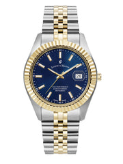 Jacques Du Manoir JWN01705 Inspiration Business 40mm Blue Dial Two Tone Steel Women's Watch - mzwatcheslk srilanka