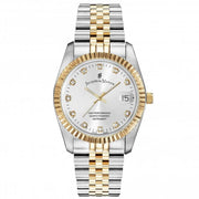 Jacques Du Manoir NRO.07 Inspiration 36mm Silver Dial Two Tone Steel Bracelet Women's Watch - mzwatcheslk srilanka