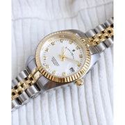 Jacques Du Manoir NRO.08 Inspiration 26mm Silver Dial Two Tone Steel Bracelet Women's Watch - mzwatcheslk srilanka